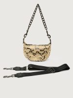Tiny Dancer - Python Luxe Black/Black web Gunmetal Hardware - Image 6