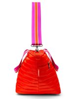 BEACH BUM COOLER (MINI) - TANGERINE/ WHITE/ FUCHSIA WEB - Image 4