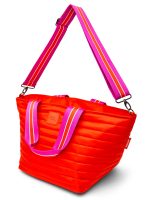 BEACH BUM COOLER (MINI) - TANGERINE/ WHITE/ FUCHSIA WEB - Image 8
