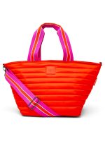 BEACH BUM COOLER (MINI) - TANGERINE/ WHITE/ FUCHSIA WEB - Image 9