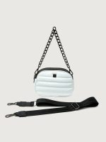 Stargazer - White Patent/ Black/ Black Web/ Gunmental Hardware - Image 8