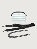 Stargazer - White Patent/ Black/ Black Web/ Gunmental Hardware - Image 10