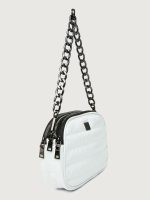 Stargazer - White Patent/ Black/ Black Web/ Gunmental Hardware - Image 4