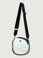 Stargazer - White Patent/ Black/ Black Web/ Gunmental Hardware - Image 6