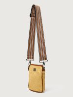 Busy Signal - Dune Raffia W/ Saddle Trim/ Black/ Ivory/ Camel / Polished Dune Web - Image 12