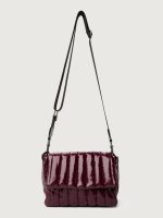 Bar Bag - Glossy Deep Burgundy/ Black/ Black Web - Image 8