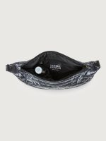 Elton Hobo Crossbody - Pearl Grey/ Black/ Black Web Gunmetal Hardware - Image 8