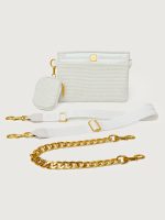 Downtown Crossbody - White Raffia - Image 7
