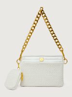 Downtown Crossbody - White Raffia - Image 2