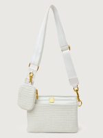 Downtown Crossbody - White Raffia - Image 4
