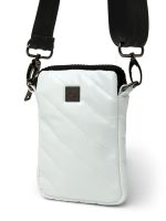 DIAGONAL CELL CASE - WHITE PATENT - Image 2