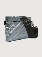 Diagonal Bum Bag - Pearl Grey/ Black/Black Web - Image 6
