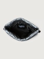 Diagonal Bum Bag - Pearl Grey/ Black/Black Web - Image 7
