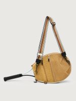 You Are The Champion Tennis Bag - Dune Rafia/ White/ Dark Neutral Dune - Image 4