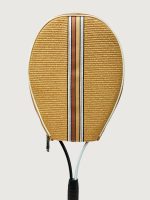 You Are The Champion Tennis Bag - Dune Rafia/ White/ Dark Neutral Dune - Image 10