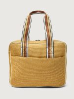 You Are The Champion Tennis Bag - Dune Rafia/ White/ Dark Neutral Dune - Image 12
