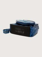 You are the Champion Tennis Bag - Glossy Navy Patent/ Navy/ Pewter/ Black Web - Image 10