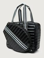 You are the Champion Tennis Bag - Pearl Black/ Pewter/ Black/ White Web - Image 16