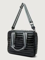 You are the Champion Tennis Bag - Pearl Black/ Pewter/ Black/ White Web - Image 13