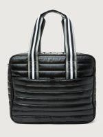 You are the Champion Tennis Bag - Pearl Black/ Pewter/ Black/ White Web - Image 14