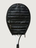You are the Champion Tennis Bag - Pearl Black/ Pewter/ Black/ White Web - Image 6
