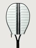 You are the Champion Tennis Bag - White Patent/ Black/ White Web - Image 10