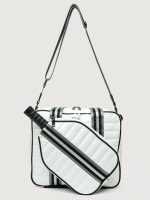Sporty Spice Pickleball Bag - Pewter/ Black/ White Web - Image 9
