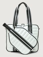 Sporty Spice Pickleball Bag - Pewter/ Black/ White Web - Image 5