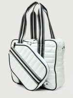 Sporty Spice Pickleball Bag - Pewter/ Black/ White Web - Image 8