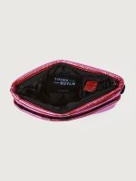 Bum Bag Crossbody - Hot Pink Mirror/ Black/ Black Web - Image 8