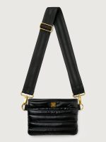 The Original Bum Bag Crossbody - Pearl Black / Black Web/Gold hardware - Image 8