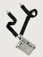 Bum Bag/ Crossbody "The Original" - Silver Mirror/ Black/ Black Web - Image 7