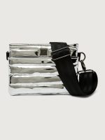 Bum Bag/ Crossbody "The Original" - Silver Mirror/ Black/ Black Web - Image 5