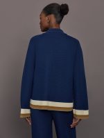 The Abigail Knit Shirt - Atlantic Stripe - Image 5