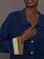 The Abigail Knit Shirt - Atlantic Stripe - Image 6