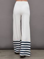 Poe Knit Pant - White / Navy Stripe - Image 5