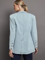 Beckett Denim Blazer - Skylight - Image 4