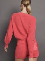 Syd Sweater - Neon Coral - Image 4