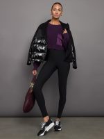 Cropped Devin Sweater - Eggplant - Image 6