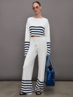Sharlie Sweater - White / Navy Stripe - Image 7