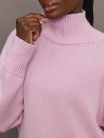 Elsa Turtleneck Sweater - Ballet Pink - Image 4