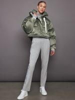 Willow Ama Short Puffer - Steel Green - Image 6