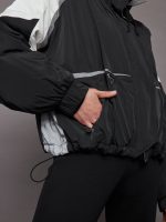 Esme Anorak - Black/ Soft White/ Reflective - Image 7