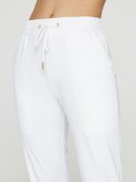 Drawstring Pants - White - Image 5
