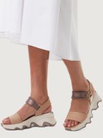 Kinetic Impact Y-Strap High Sandal - HONEST BEIGE, CHALK - Image 9