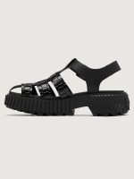 Ona Streetworks Fisherman Mid Sandal - Black/Sea Salt - Image 3