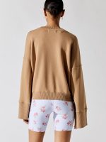 Malia Wide Sleeve Crew - Camel - Image 6