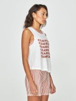 Ciao Bella Crop Tank - Stone - Image 5