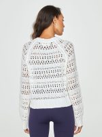 Amore Crochet Sweater - Stone - Image 4