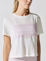 Happy Crop Tee - Stone - Image 5